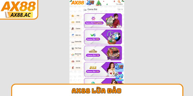 AX88 lừa đảo